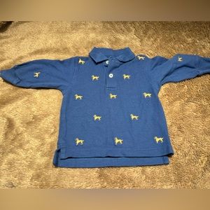 Button down long sleeve boys toddler Kitestrings Polo